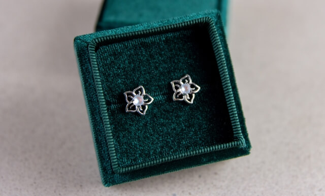 Dětské stříbrné náušnice